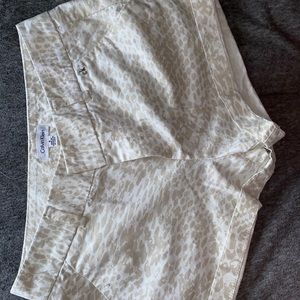 Calvin Klein beige cheetah print short